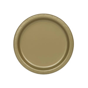 Assiette dessert carton or mat 18cm