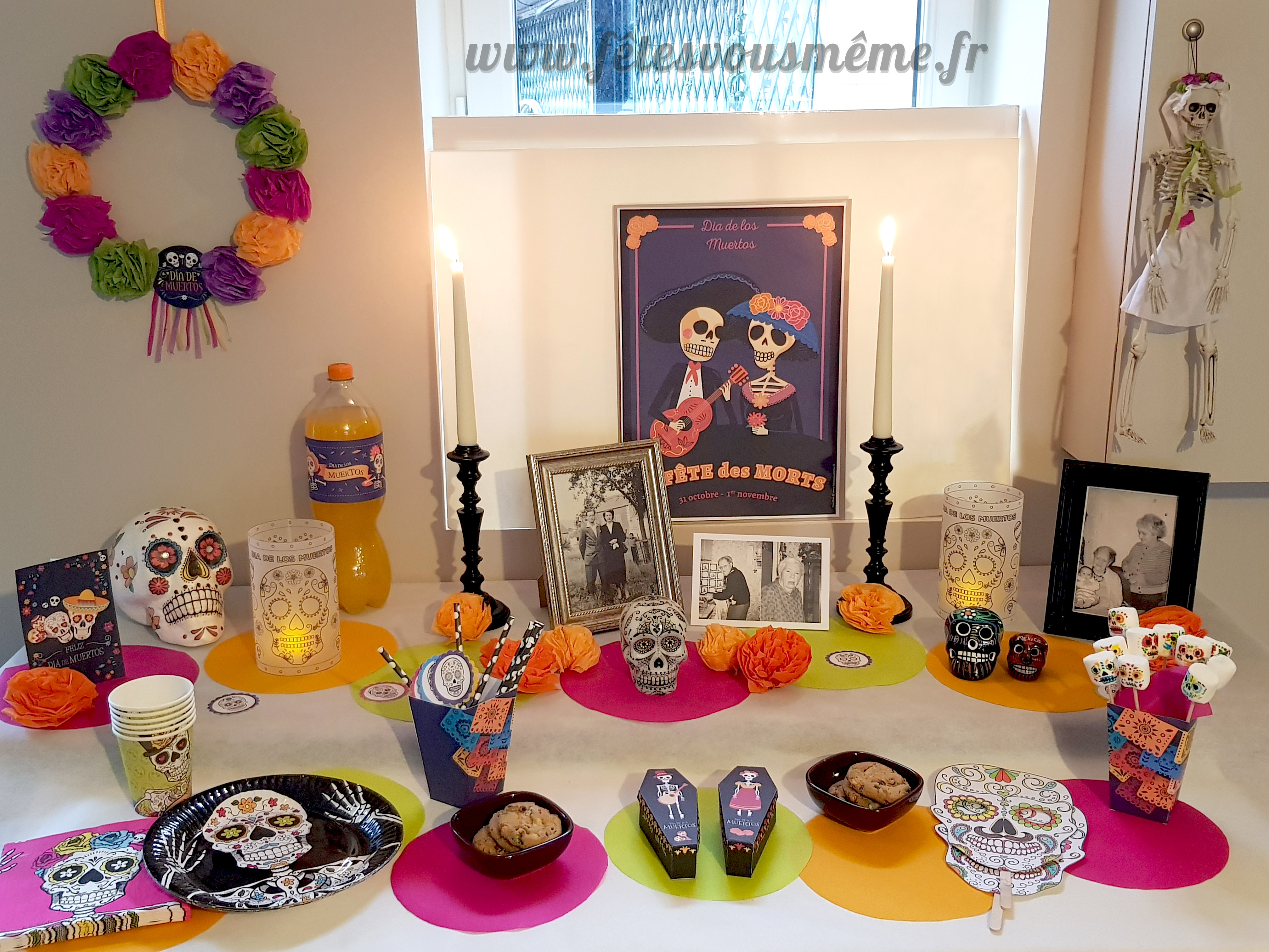 Kit déco "Dia de los Muertos"