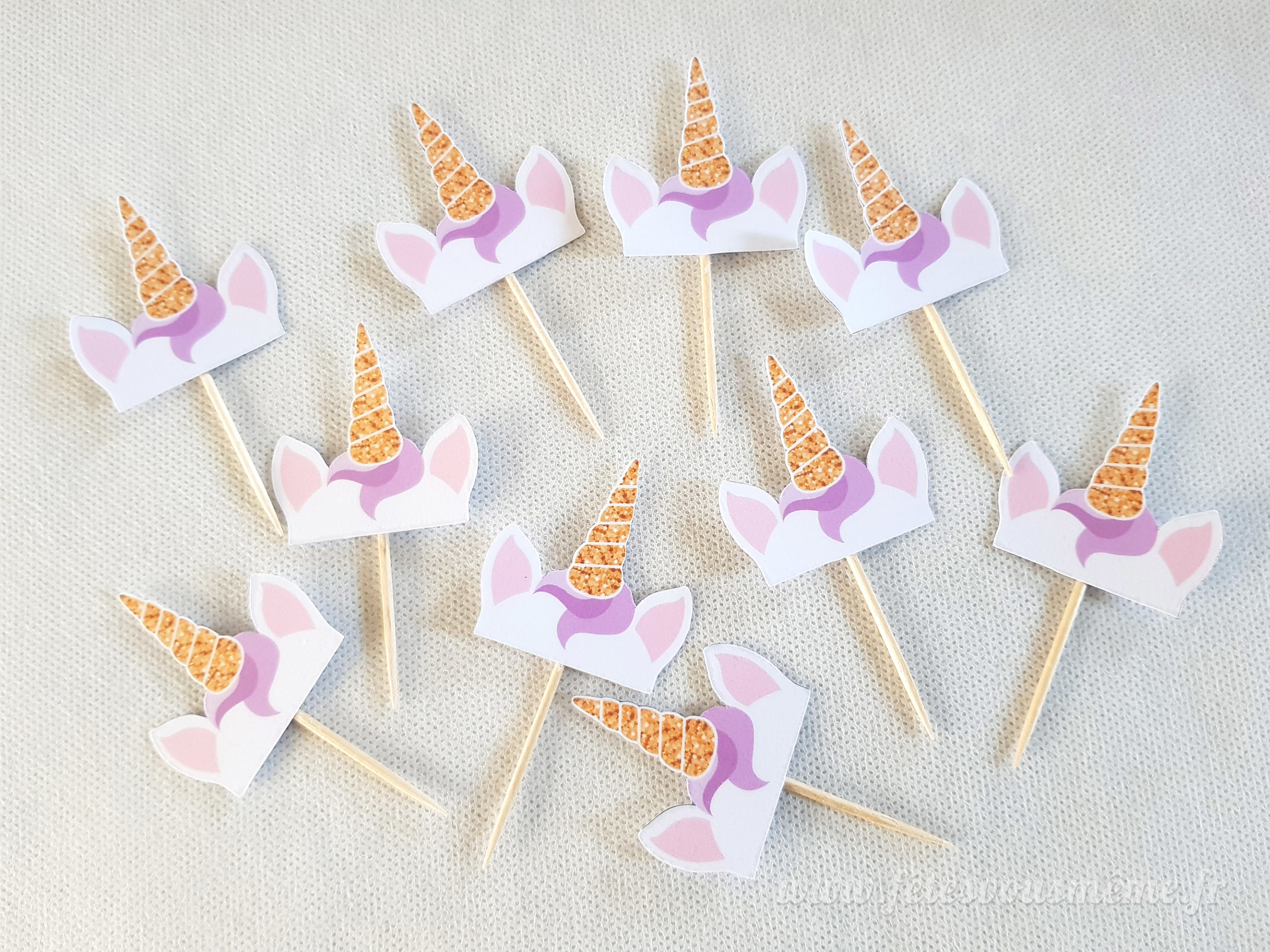Toppers licorne