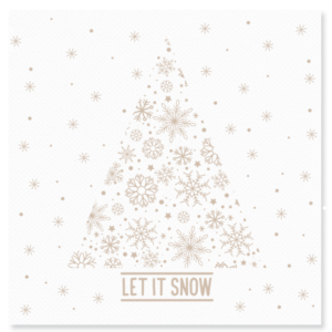 Serviettes "Let it snow"