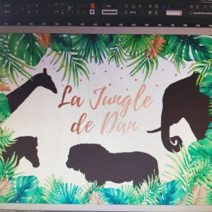 Affiche décor Jungle