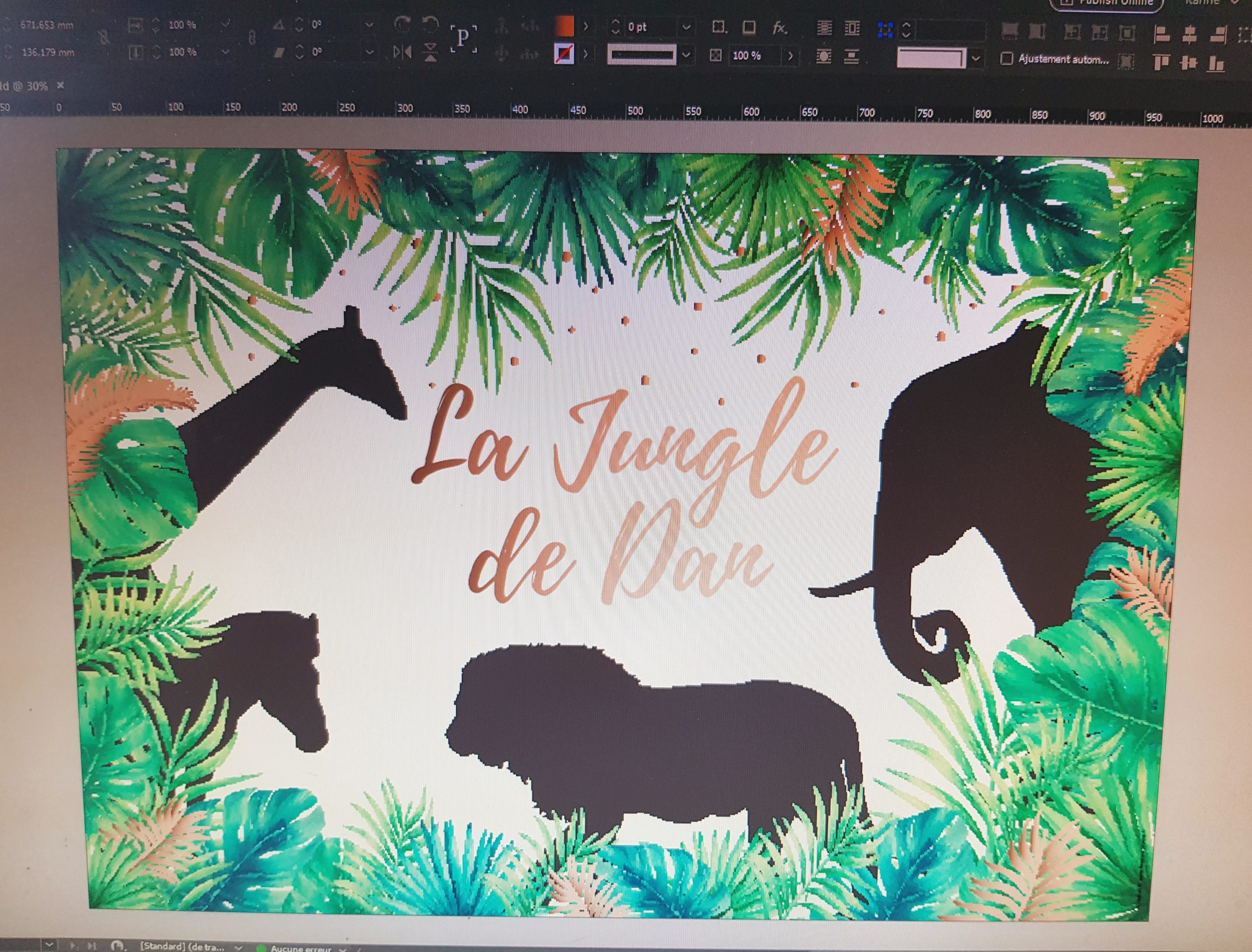 Affiche décor Jungle