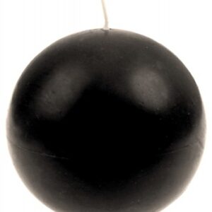 Bougie boule noir (bombe)