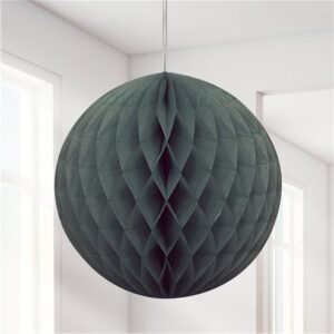 Boule alvéolée noir 20 cm