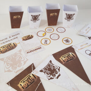 Kit déco "Aventure au Fort"