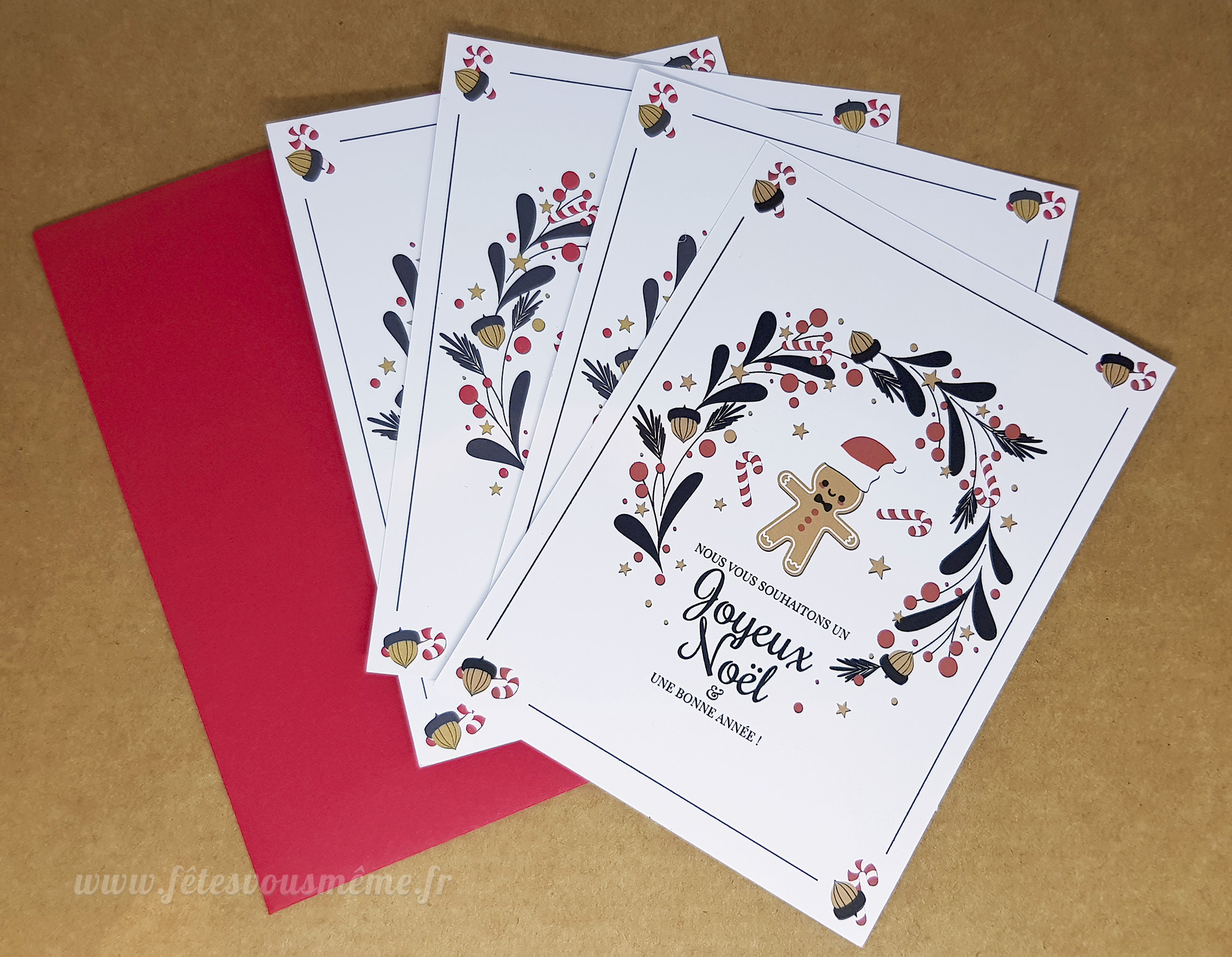 Carte de vœux Gingerbread – Image 2
