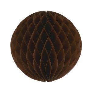 Boule alvéolée chocolat 25 cm