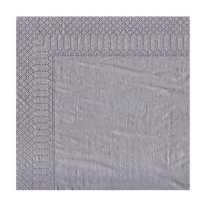 Serviette papier argent