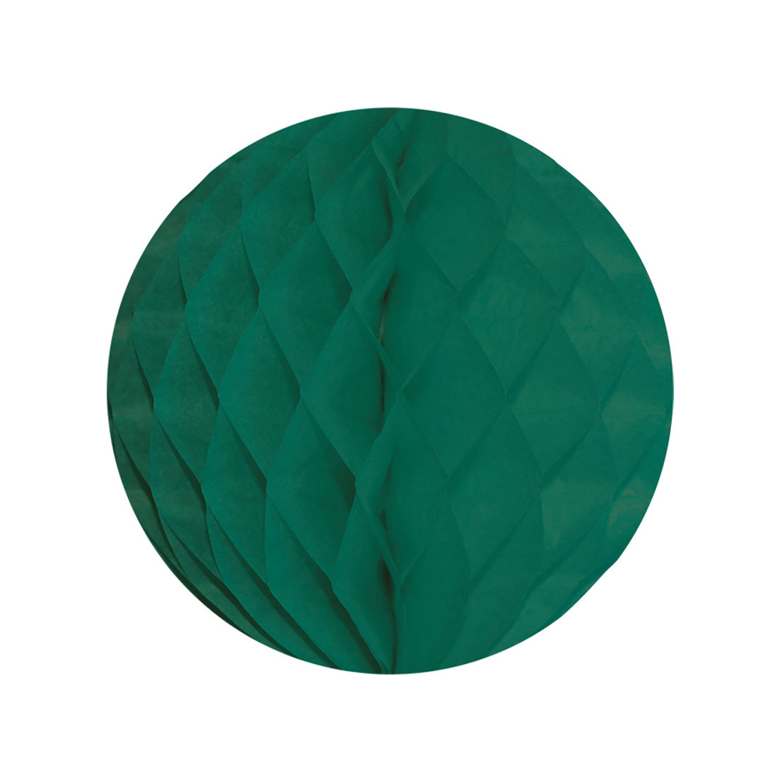 Boule alvéolée vert jade 25 cm