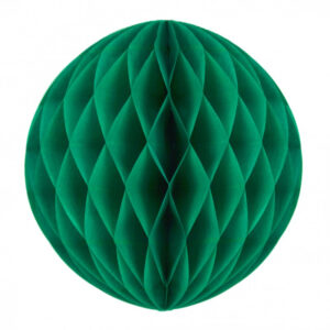 Boule alvéolée vert 28 cm