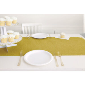 Chemin de table Glitter Or