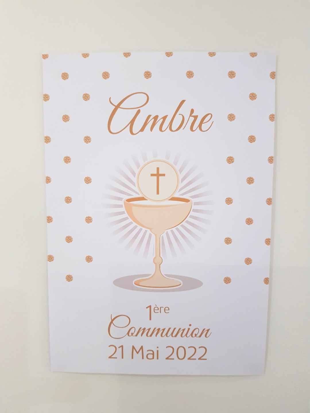 Kit déco - Communion "Lumière d'Or" – Image 2