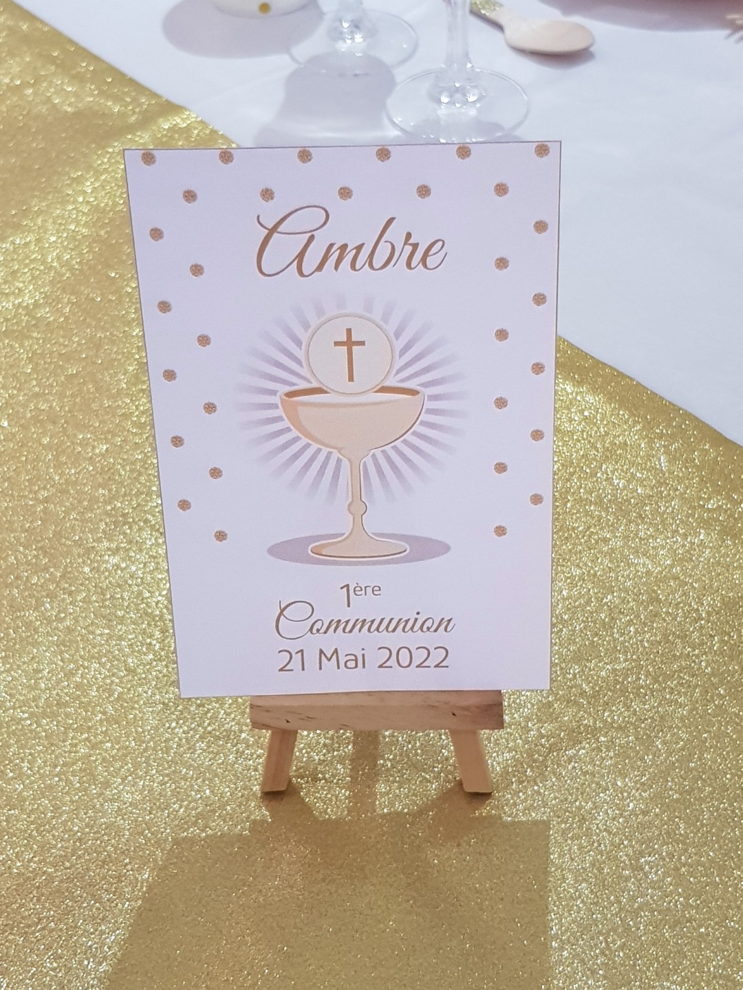Kit déco - Communion "Lumière d'Or" – Image 4